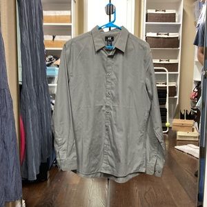 Green H&M dress shirt slim fit - Large